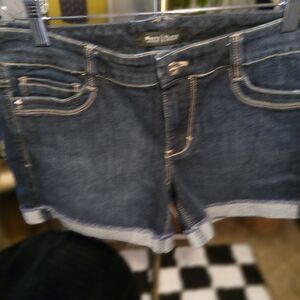 White House Black Market Dark Blue Jean Shorts